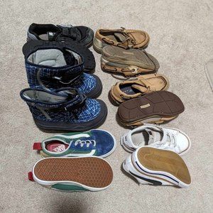 Lot of 6 pairs of shoes (10 toddler size)